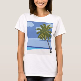 Beach Palm Tree Summer Vacation Beach