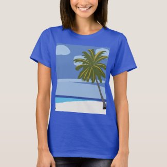 Beach Palm Tree Summer Vacation Beach