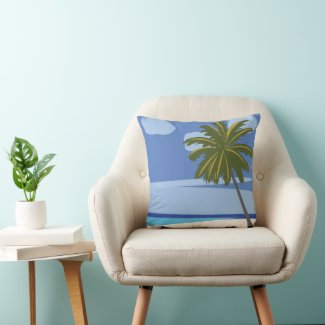 Beach Palm Tree Vacation Beach House