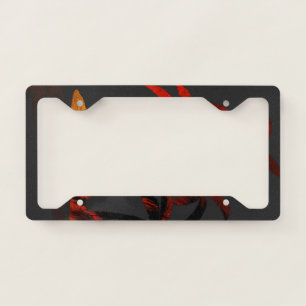 Beach Palm Trees Sunset License Plate Frame