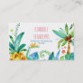 beach palms and pineapple business cards