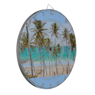 Beach Palms Dartboard With Darts