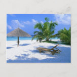 Beach Paradise Vacation Postcard at Zazzle