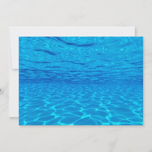 Beach party blues sun ocean water pool pop color invitation