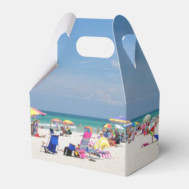 Beach Party Favor Boxes (Front Side)