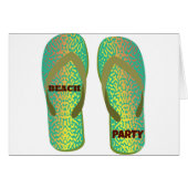 Beach Party Flip Flops (Front Horizontal)