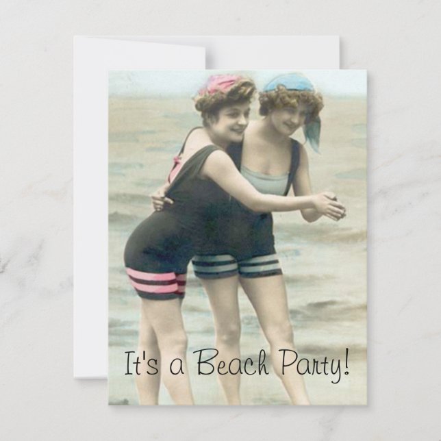 Beach Party Invitation (Front)