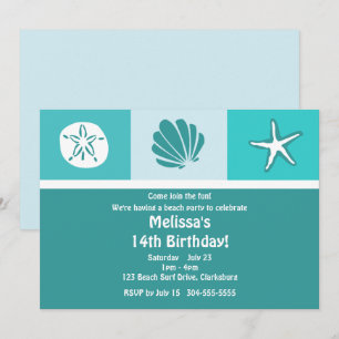 Beach Party Invitation