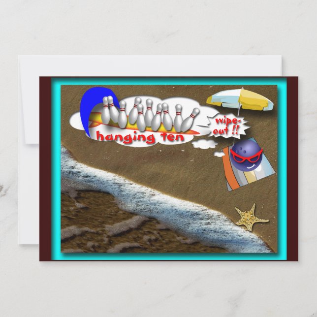 Beach Party Invitation (Front)