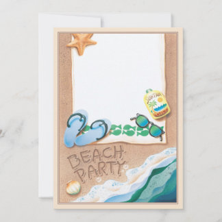 Beach Party © Invitation