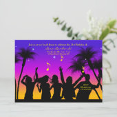Beach Party Invitation (Standing Front)