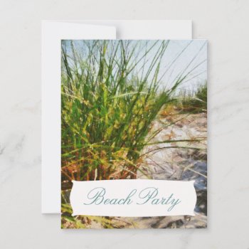 Beach Party Invitation by camcguire at Zazzle