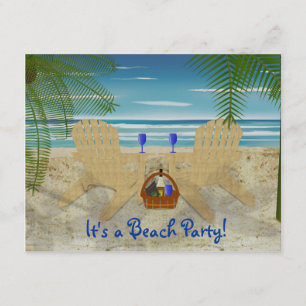 Beach Party Invitation Template