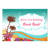 beach party invitations