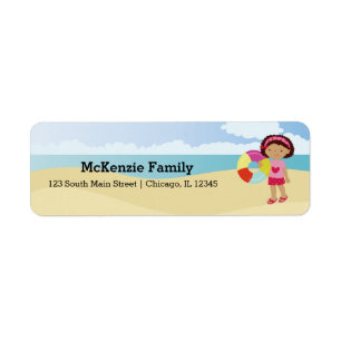 Beach Party Label