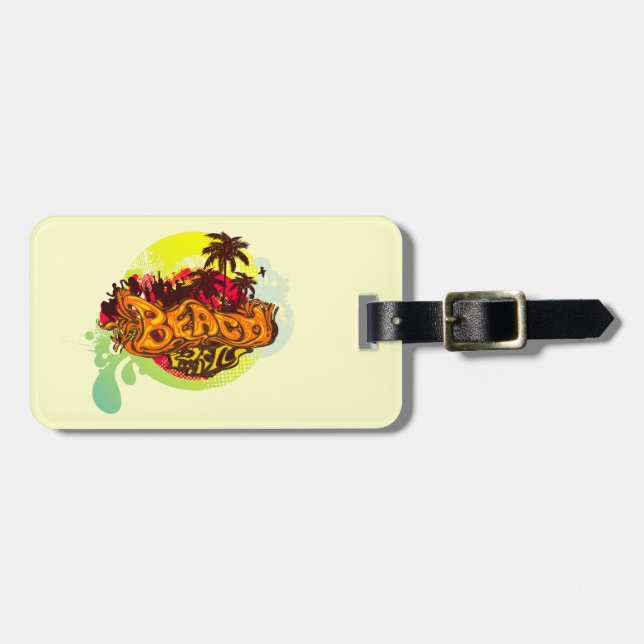 Beach Party Luggage Tag (Front Horizontal)