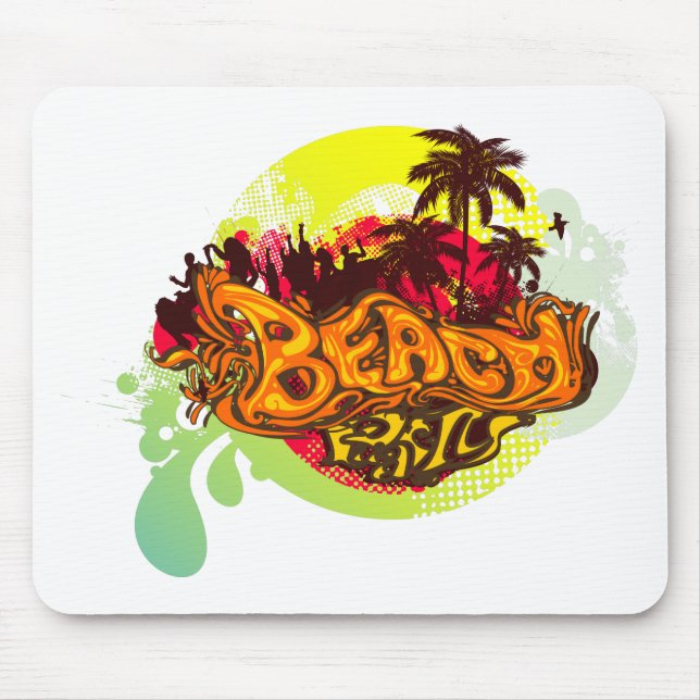 Beach Party Mouse Pad (Front)