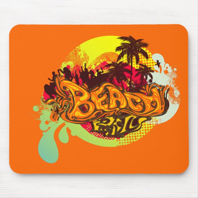 Beach Party Mouse Pad (Front)