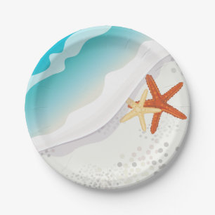 Beach Party Paper Plates
