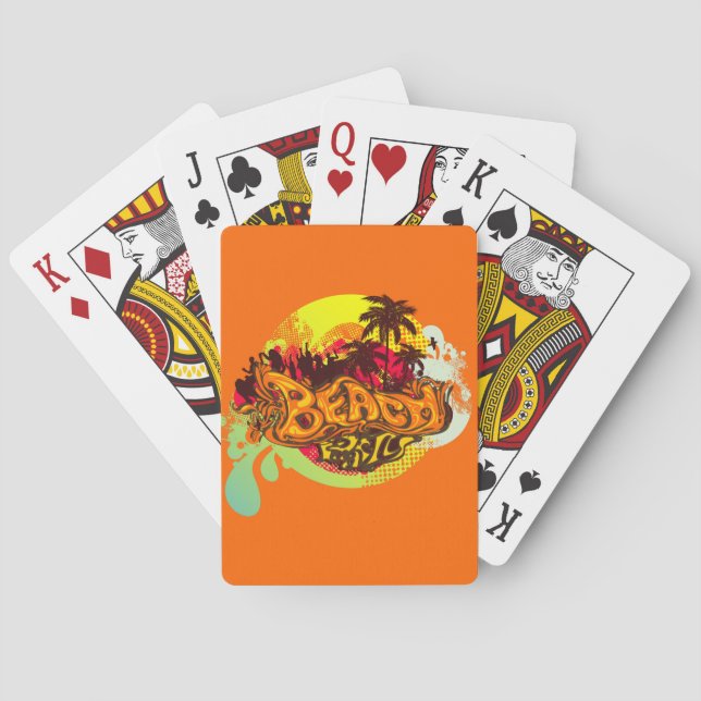 Beach Party Poker Cards (Back)