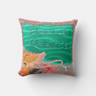 Beach Party Splash American MoJo Pillow