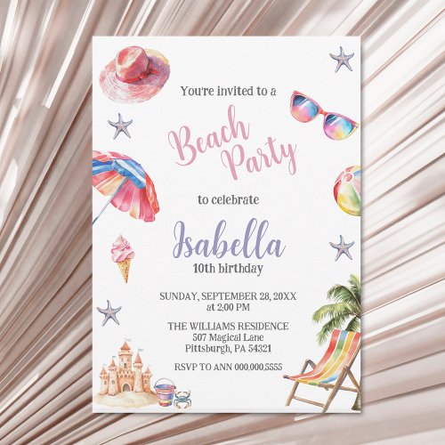 Beach Party Tropical Summer