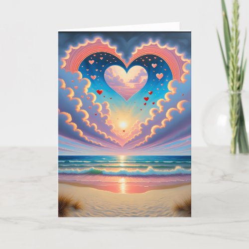 Beach Passion Romance Card