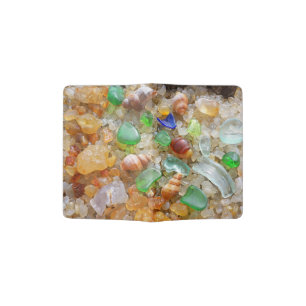 Beach Passport Holder Seaglass Shells Agates Trips