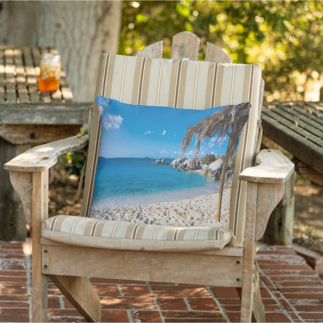 Beach Patio Outdoor Pillow (Chair)