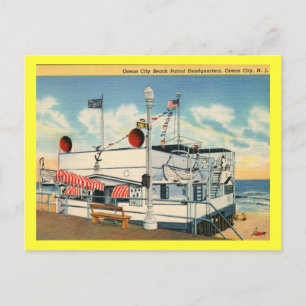 Beach Patrol, Ocean City NJ Vintage Postcard