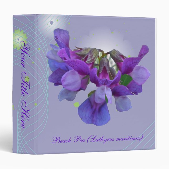 Beach Pea (Lathyrus maritimus) Binder (Front/Spine)