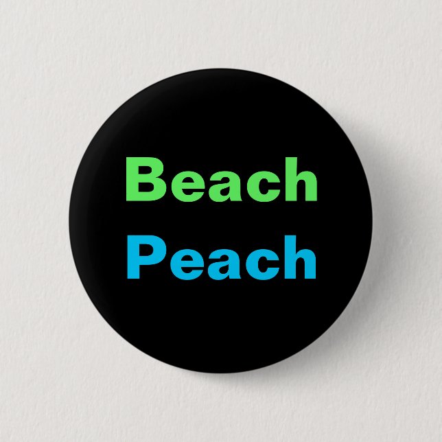 BEACH PEACH button (Front)