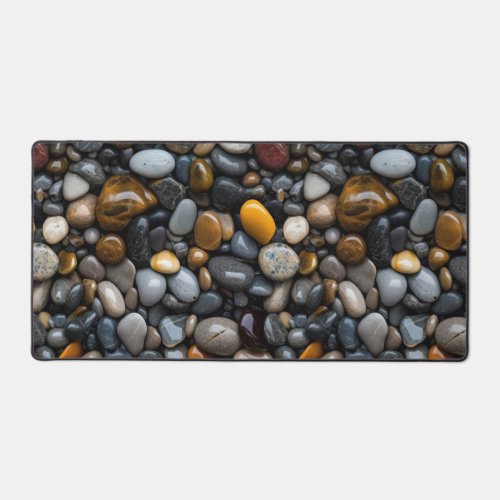 Beach Pebbles Desk Mat