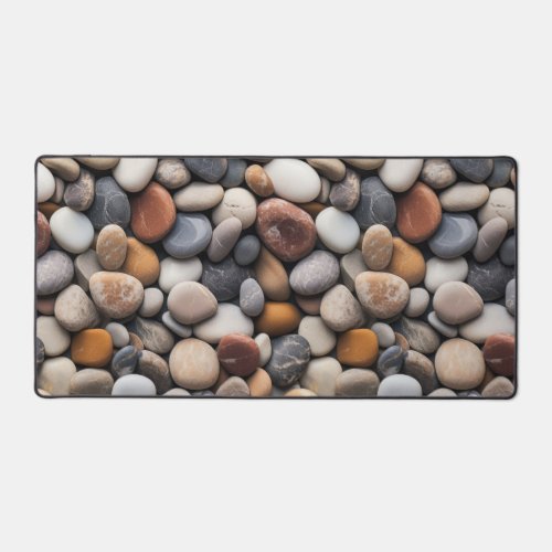 Beach Pebbles Desk Mat