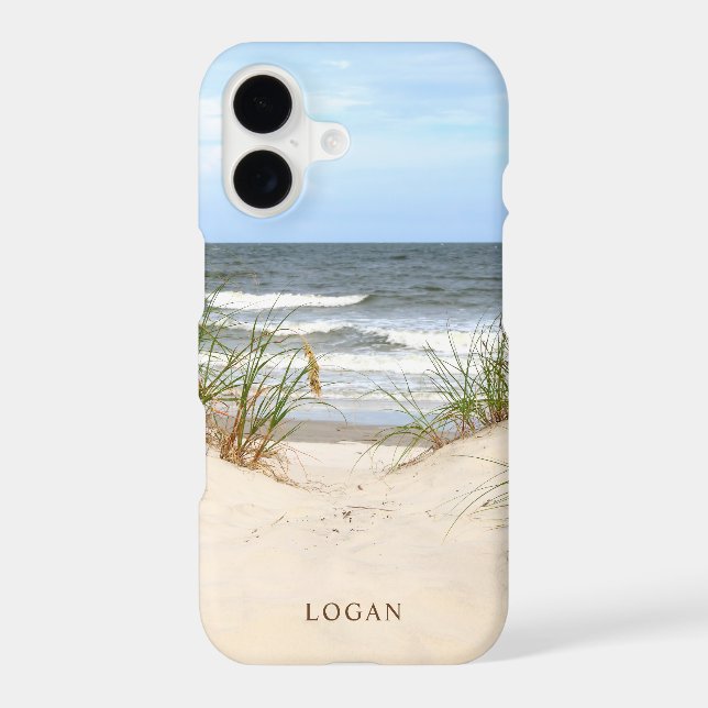 Beach Personalized Iphone Case (Back)