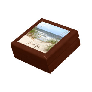 Beach Personalized Jewelry Box