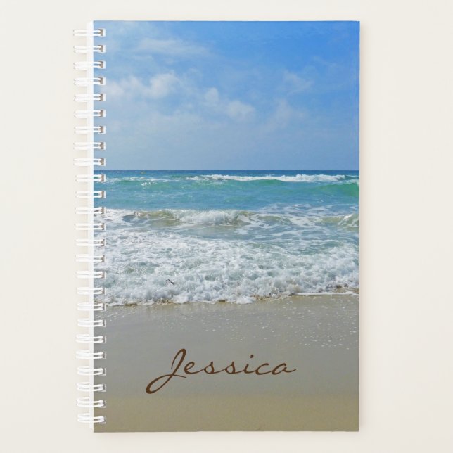 Beach Personalized Name Planner (Front)