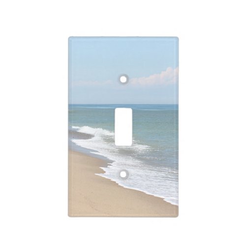 Beach photo light switch cover