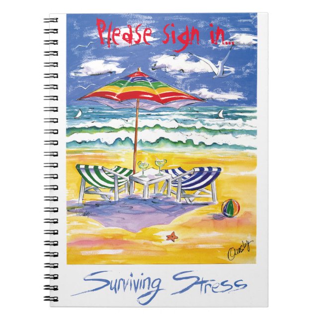 Beach Photo Notebook (Front)