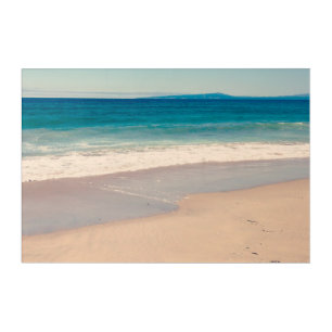 Beach Photo Ocean Blue Scenic Acrylic Print