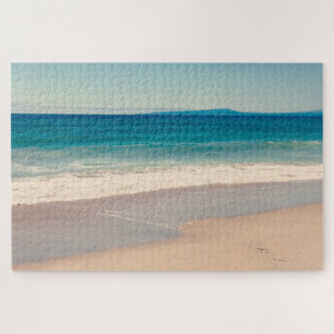 Beach Photo Ocean Blue Scenic Jigsaw Puzzle