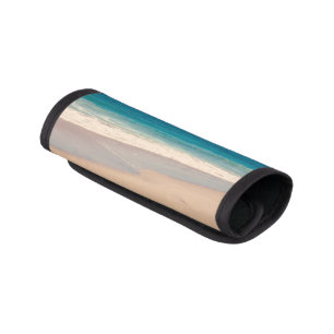 Beach Photo Ocean Blue Scenic Luggage Handle Wrap
