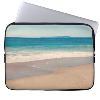 Beach Photo Ocean Blue Scenic Paper Placemat Laptop Sleeve