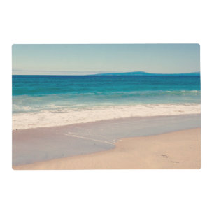 Beach Photo Ocean Blue Scenic Placemat