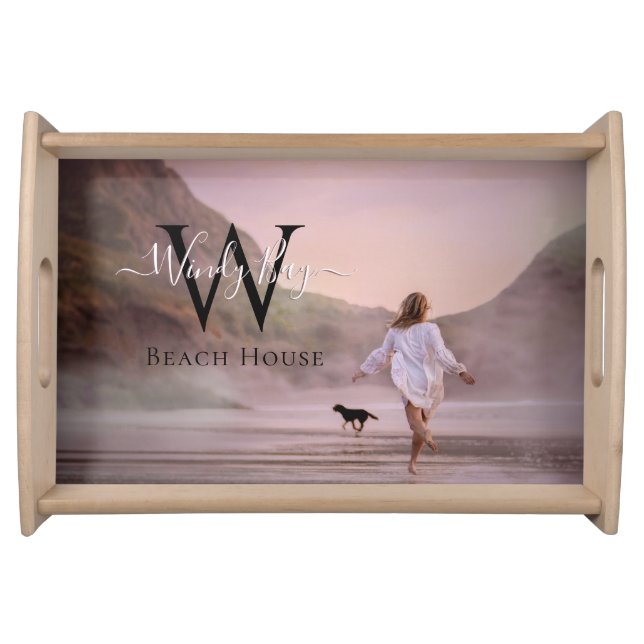  Beach Photography Vacation Rental Serving Tray (Front)