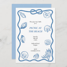 Beach Picnic Invitation