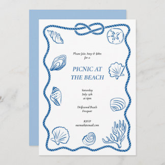 Beach Picnic Invitation