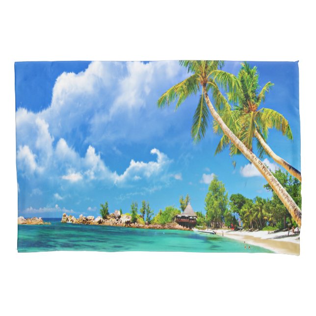 Beach  pillow case (Front)