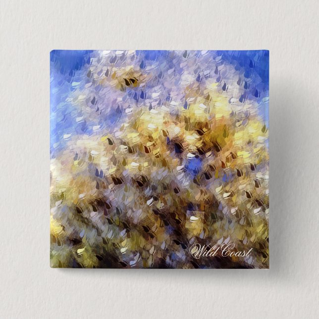 BEACH PINBACK BUTTON (Front)