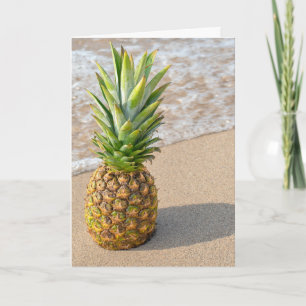 Beach Pineapple Friend's Birthday Card